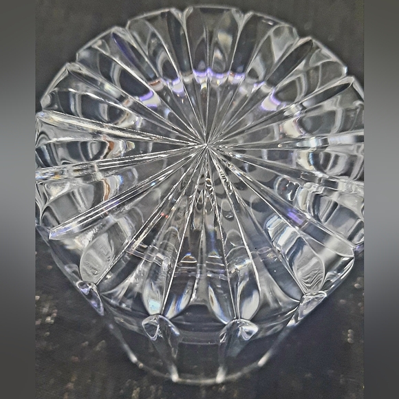 Hand cut crystal old fashion set of four glasses - Picture 9 of 12